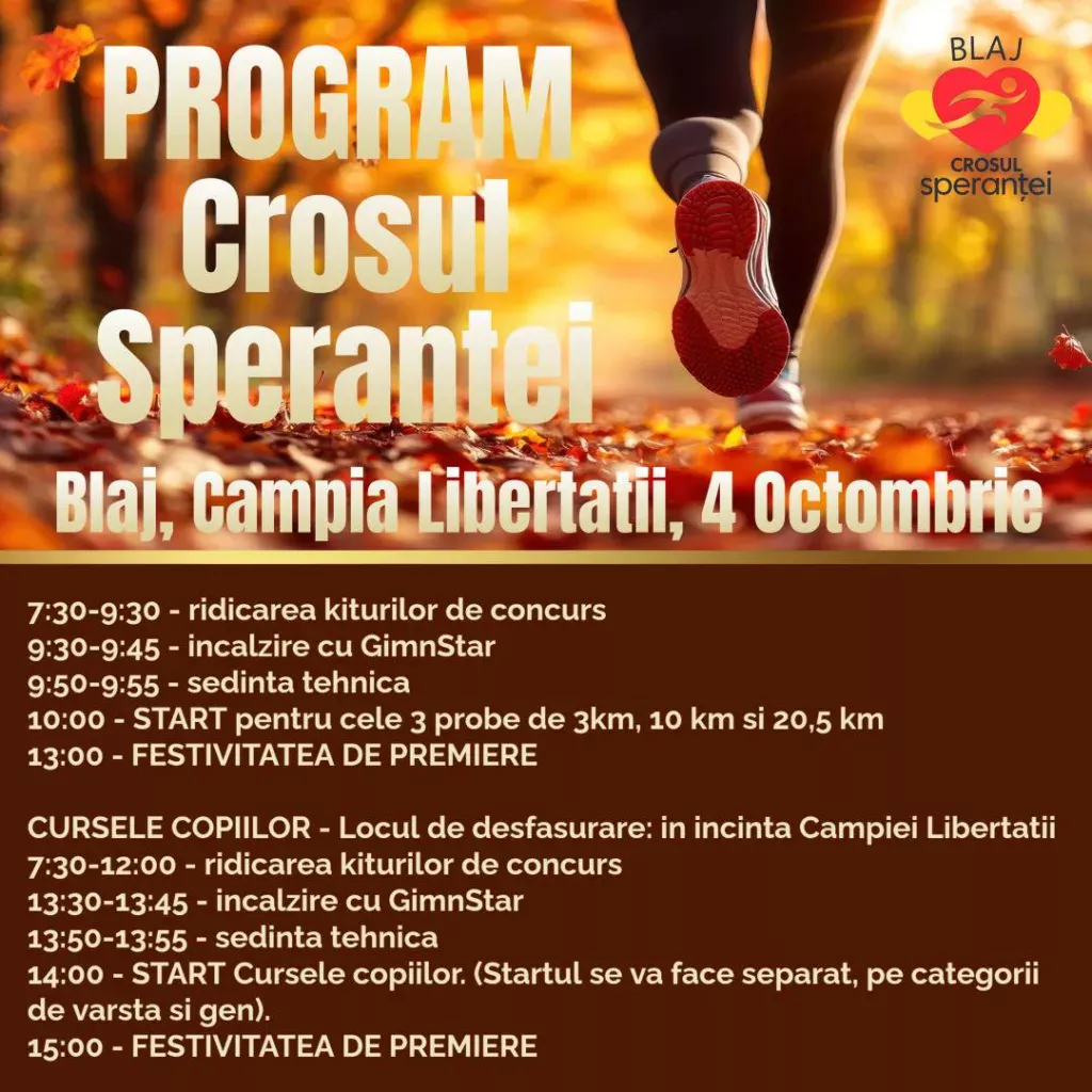 program crosul sperantei blaj 2025